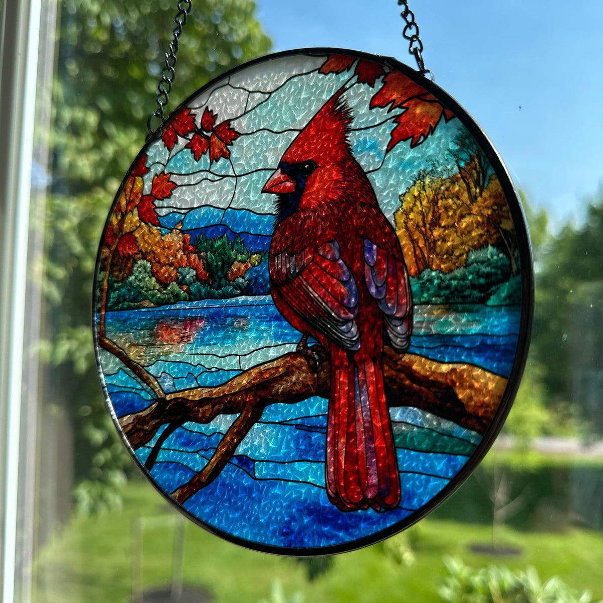 Lakeside Cardinal Suncatcher Gifts La Vie Bien Lakeside Cardinal Suncatcher
