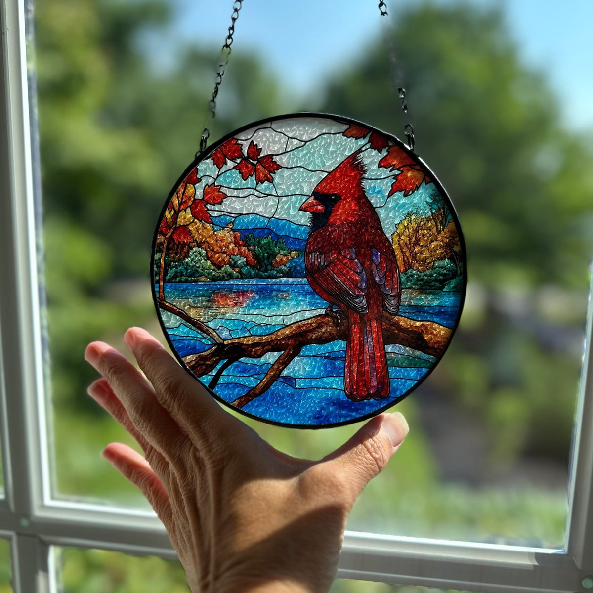 Lakeside Cardinal Suncatcher Gifts La Vie Bien Lakeside Cardinal Suncatcher
