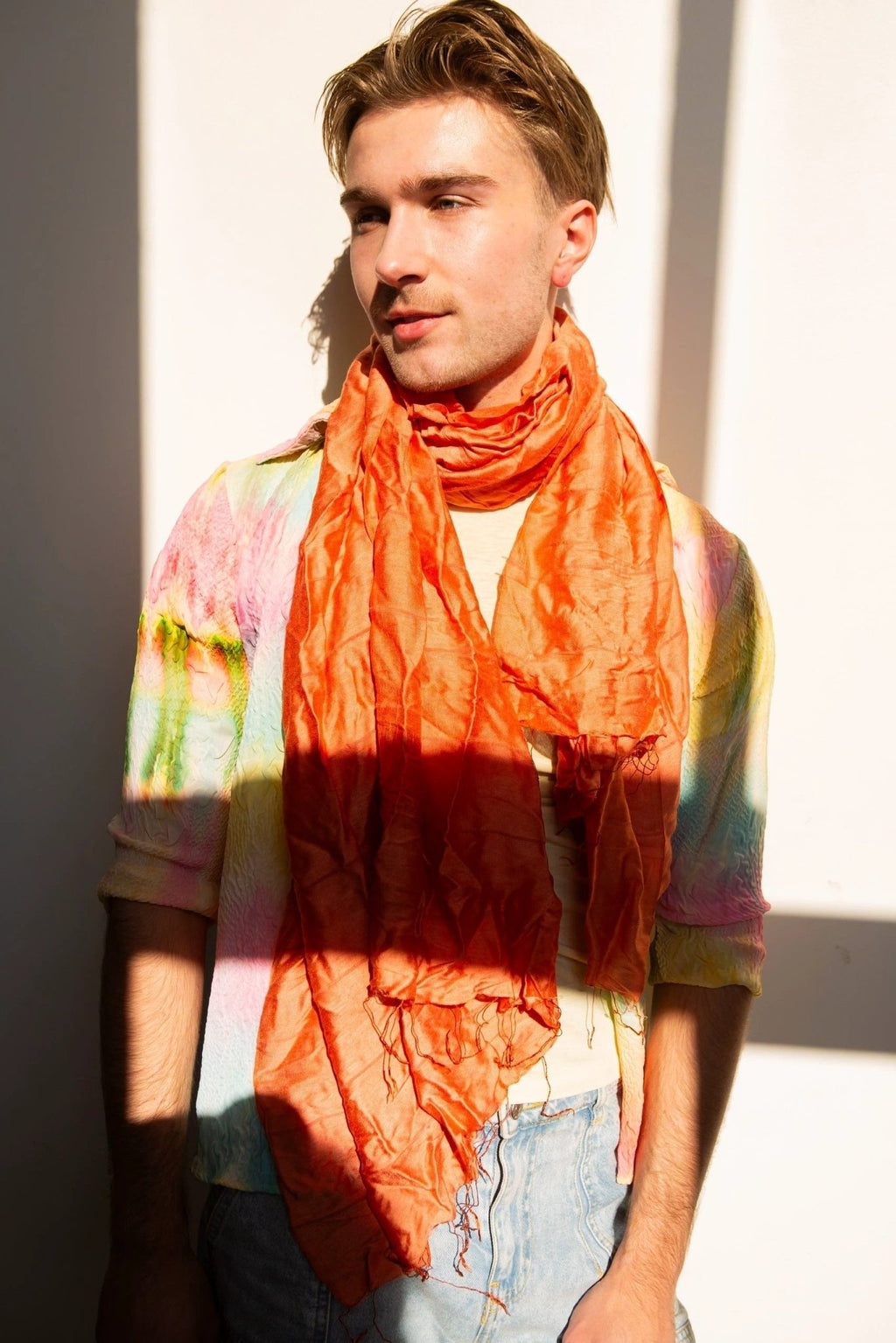 Lan Scarf - Coral by Fair Anita