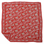 Large 39" Hand Dyed Batik Bandana, 100% Soft Cotton, Fiery Flora Bandanas La Vie Bien Large 39" Hand Dyed Batik Bandana, 100% Soft Cotton, Fiery Flora