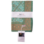 Large 39" Hand Dyed Batik Bandana, 100% Soft Cotton, Leaf Grid Bandanas La Vie Bien Large 39" Hand Dyed Batik Bandana, 100% Soft Cotton, Leaf Grid