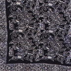 Large 39" Hand Dyed Batik Bandana, 100% Soft Cotton, Wings, Blue Bandanas La Vie Bien Large 39" Hand Dyed Batik Bandana, 100% Soft Cotton, Wings, Blue