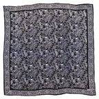 Large 39" Hand Dyed Batik Bandana, 100% Soft Cotton, Wings, Blue Bandanas La Vie Bien Large 39" Hand Dyed Batik Bandana, 100% Soft Cotton, Wings, Blue