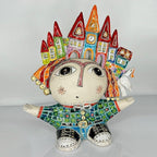 Large Angel Ceramic Sculpture La Vie Bien Large Angel