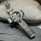Large Artisan Irish Claddagh Cross Necklace - Made in Ireland Pendant La Vie Bien Large Artisan Irish Claddagh Cross Necklace - Made in Ireland
