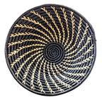 Large Black White Woven African Basket by Reflektion Design