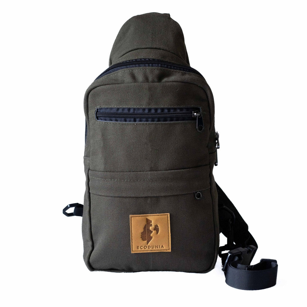 Large Canvas Crossbody Sling Bags | Umoja Sling Bags La Vie Bien Large Canvas Crossbody Sling Bags | Umoja