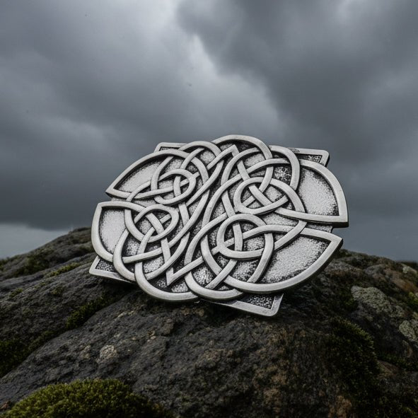 Large Celtic Kilt Belt Buckle - Handmade in Scotland Belt Buckle La Vie Bien Large Celtic Kilt Belt Buckle - Handmade in Scotland