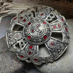 Large Frankish Limons Medieval Brooch - Sterling Silver Historical Reproduction Pin Brooch La Vie Bien Large Frankish Limons Medieval Brooch - Sterling Silver Historical Reproduction Pin