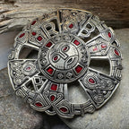Large Frankish Limons Medieval Brooch - Sterling Silver Historical Reproduction Pin Brooch La Vie Bien Large Frankish Limons Medieval Brooch - Sterling Silver Historical Reproduction Pin