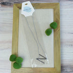 Large Letter / Initial Necklace In Silver by Lemons and Limes Boutique