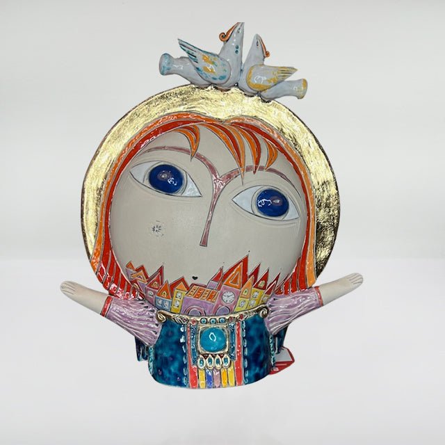 Large Prince Angel Ceramic Sculpture La Vie Bien Large Prince Angel
