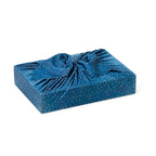 Large Reusable Cloth Furoshiki Gift Wrap | Holiday Shapes & Snow by Shiki Wrap