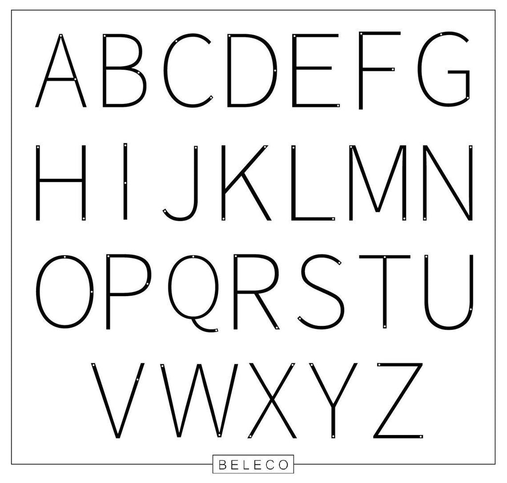Large Sideways Initial Letter Necklace La Vie Bien Large Sideways Initial Letter Necklace