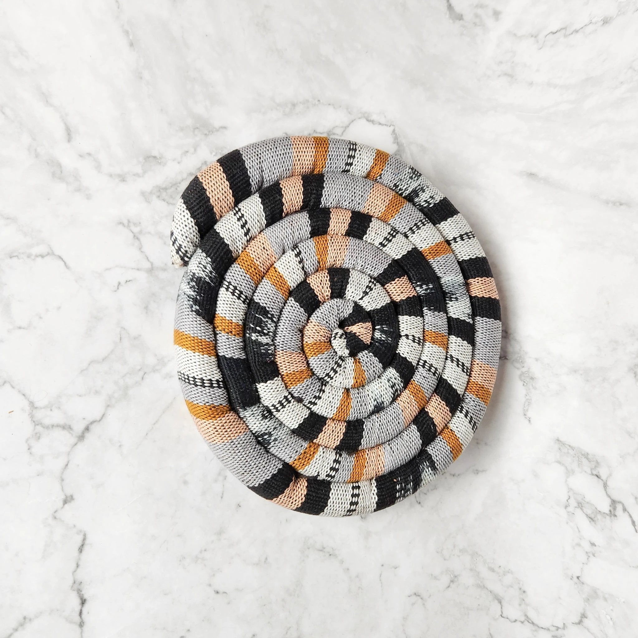 Large Spiral Spiced Trivet by Upavim Crafts