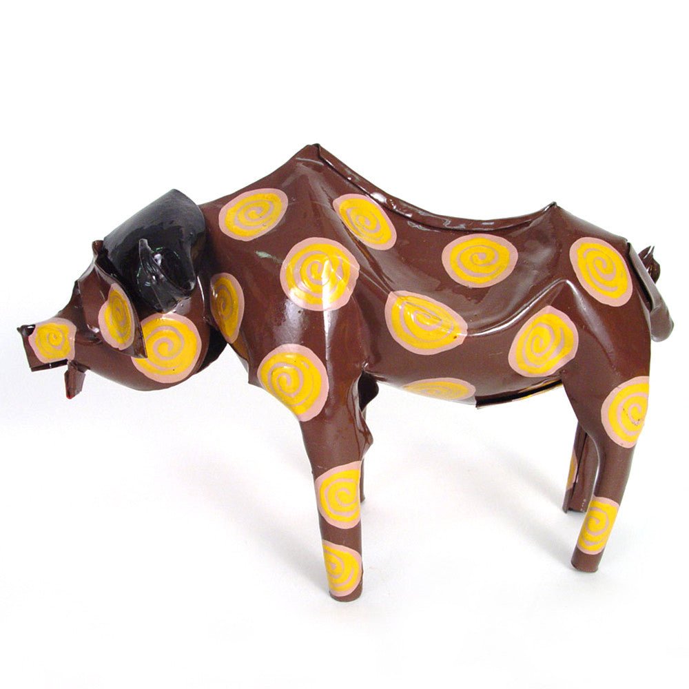 Large Tin Buffalo La Vie Bien Large Tin Buffalo