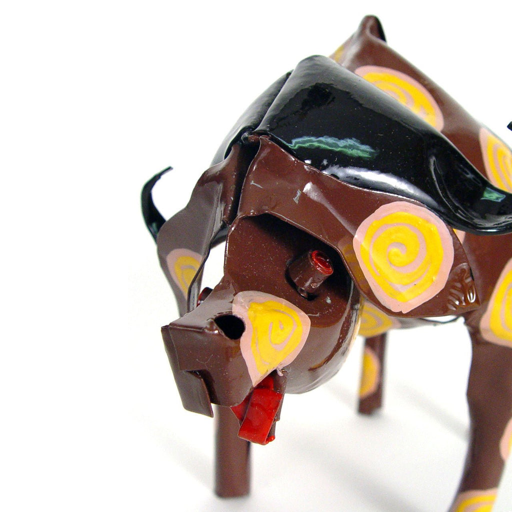 Large Tin Buffalo La Vie Bien Large Tin Buffalo