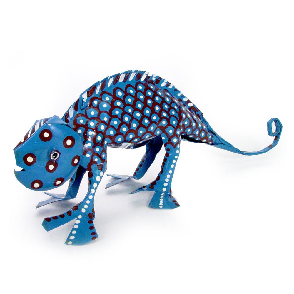 Large Tin Chameleon La Vie Bien Large Tin Chameleon