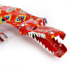 Large Tin Crocodile La Vie Bien Large Tin Crocodile
