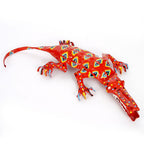 Large Tin Crocodile La Vie Bien Large Tin Crocodile