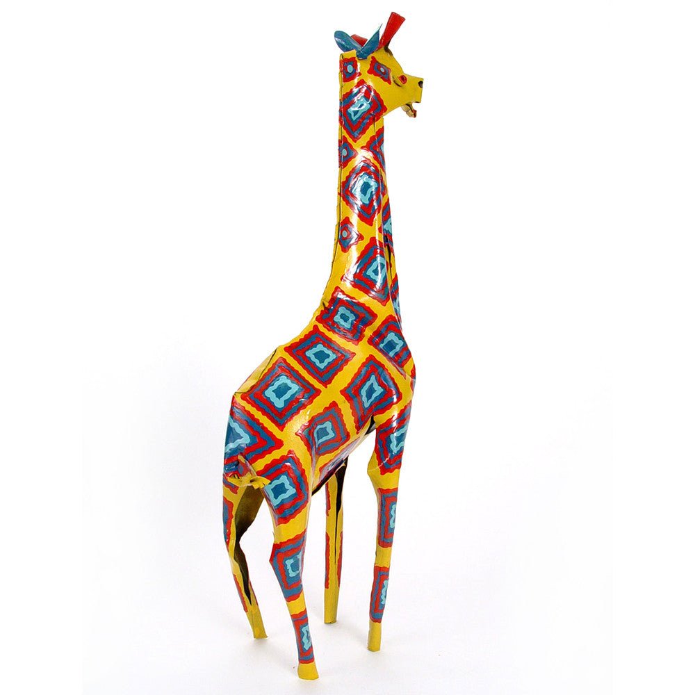 Large Tin Giraffe La Vie Bien Large Tin Giraffe