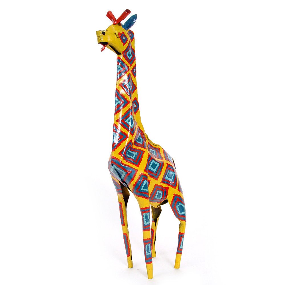 Large Tin Giraffe La Vie Bien Large Tin Giraffe