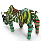Large Tin Rhino La Vie Bien Large Tin Rhino