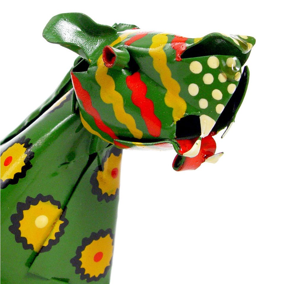 Large Tin Sitting Cheetah La Vie Bien Large Tin Sitting Cheetah
