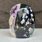 Large Uruguayan Quartz Geode Egg Rocks & Fossils La Vie Bien Large Uruguayan Quartz Geode Egg