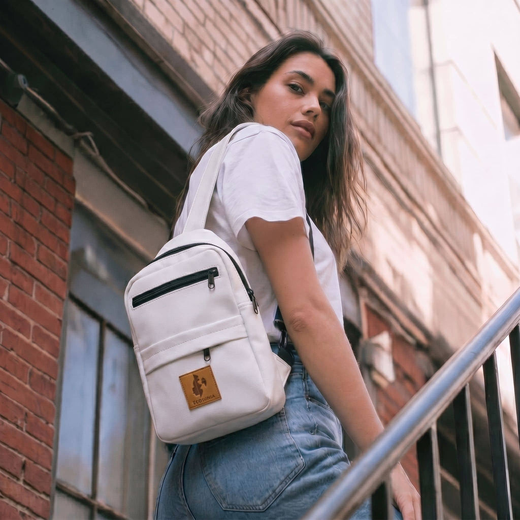 Large Vegan Leather Crossbody Sling Bag | Umoja Sling Bags La Vie Bien Large Vegan Leather Crossbody Sling Bag | Umoja