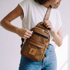 Large Vegan Leather Crossbody Sling Bag | Umoja Sling Bags La Vie Bien Large Vegan Leather Crossbody Sling Bag | Umoja