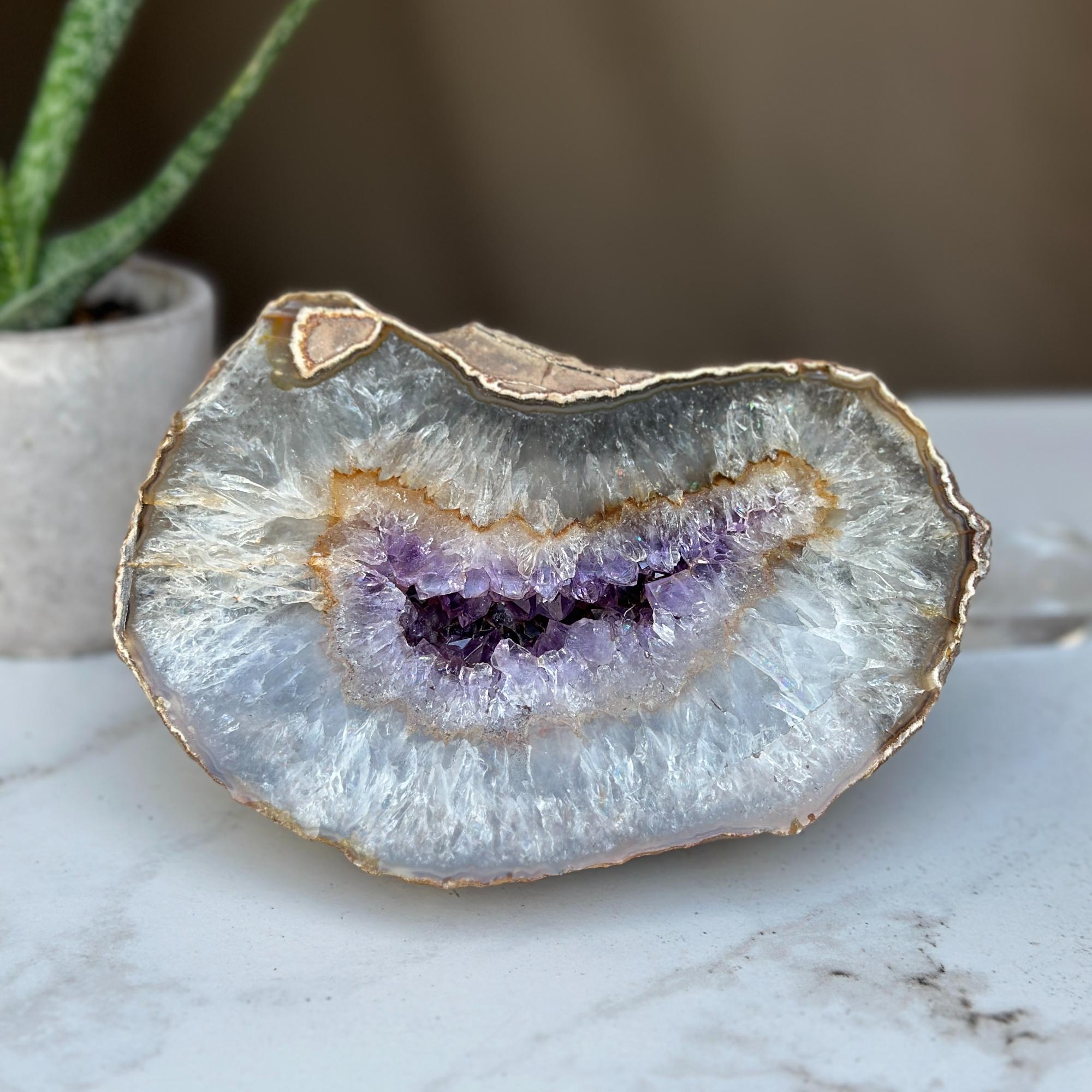 Largest amethyst geode, semi precious rock Geodes & Bowls La Vie Bien Largest amethyst geode, semi precious rock