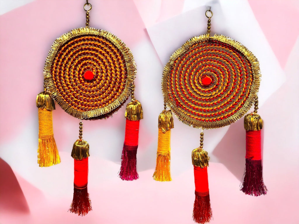 Laris with Tassels, Set of 2 Festive Decor La Vie Bien Laris with Tassels, Set of 2