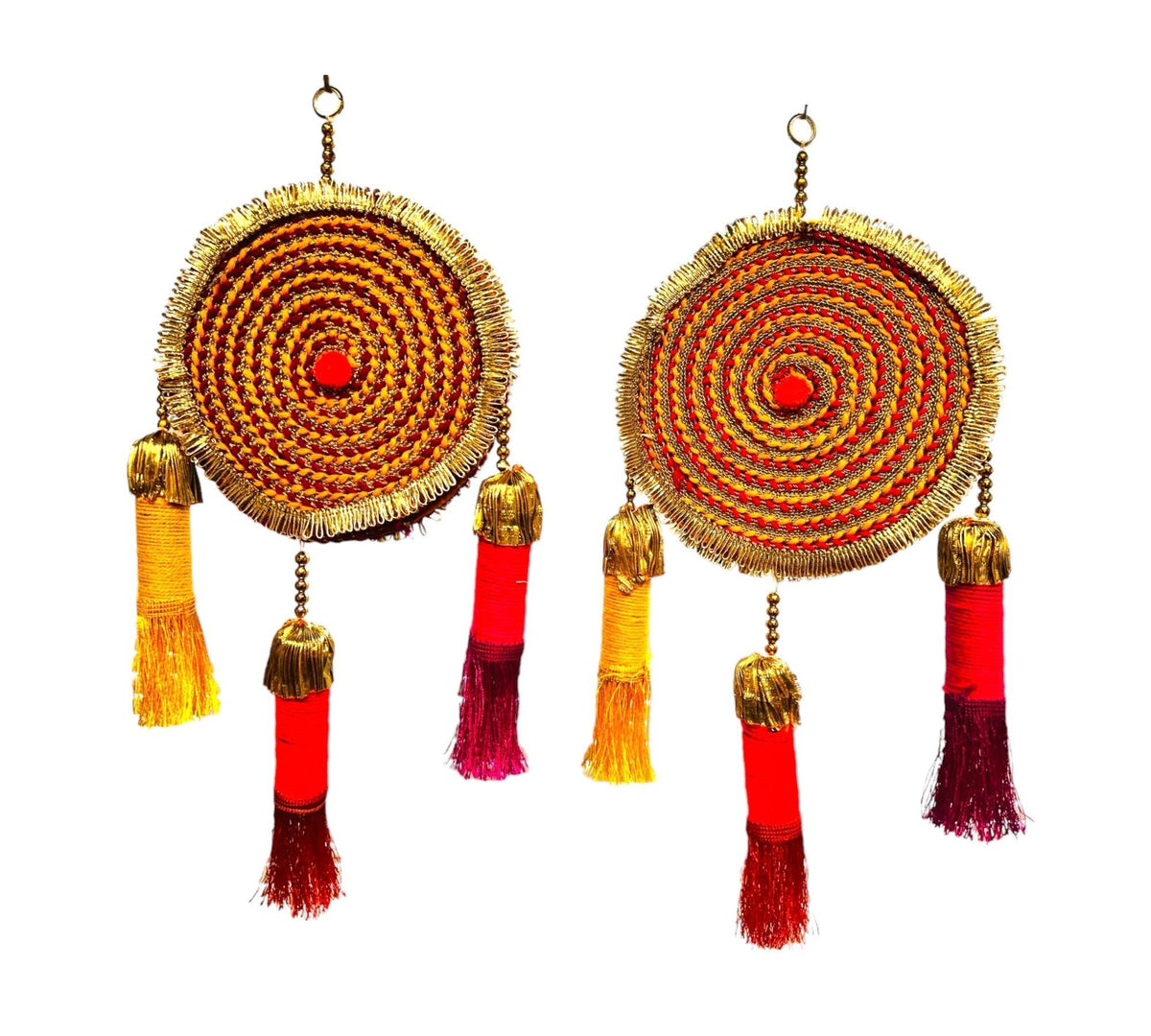 Laris with Tassels, Set of 2 Festive Decor La Vie Bien Laris with Tassels, Set of 2
