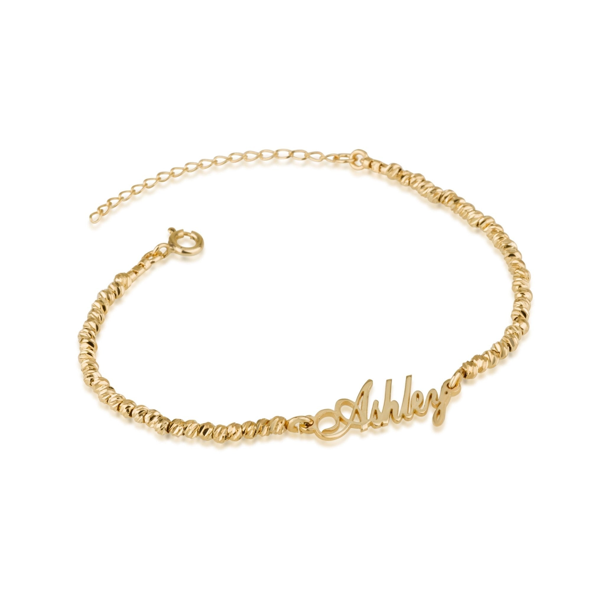 Laser Beads Name Bracelet La Vie Bien Laser Beads Name Bracelet
