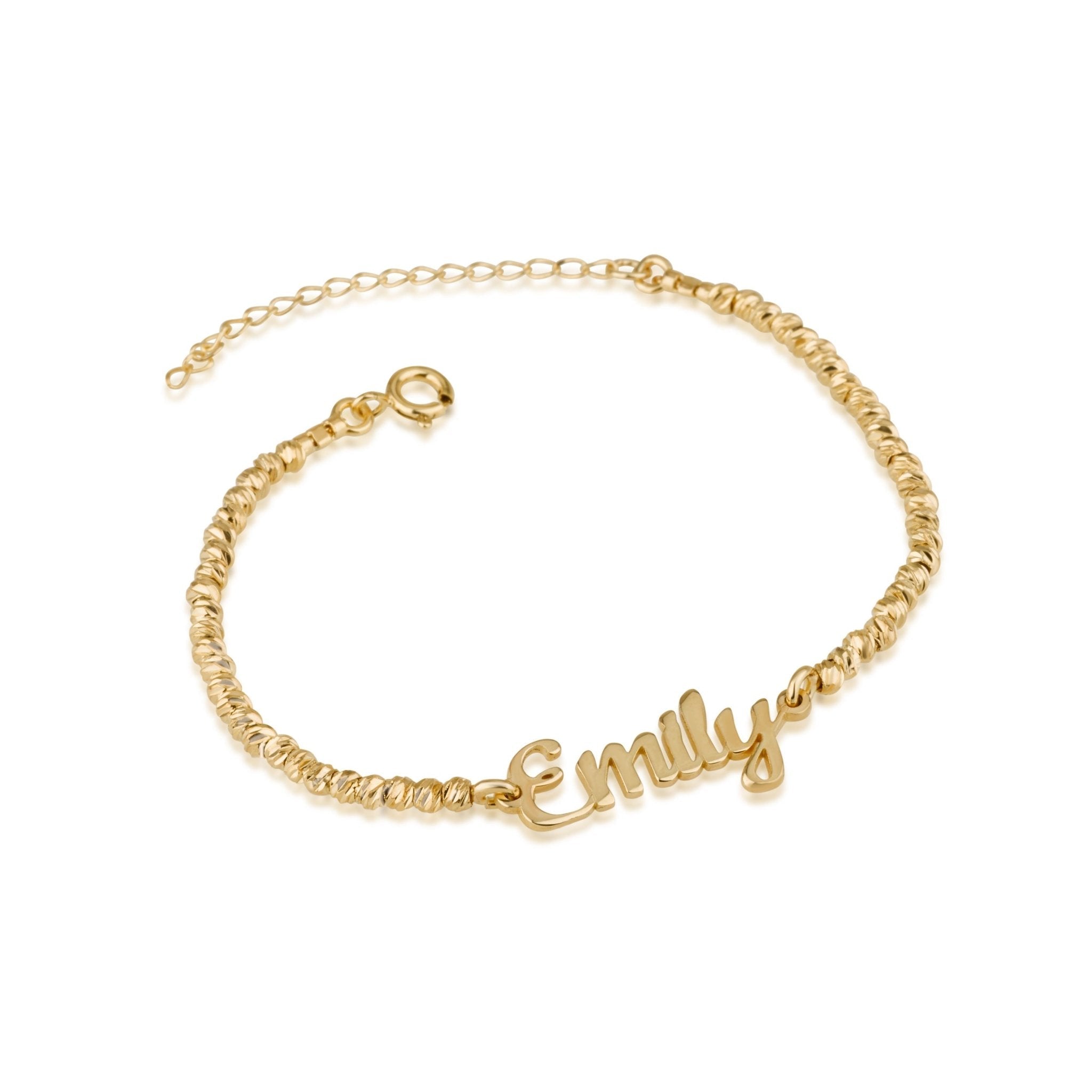 Laser Beads Name Bracelet La Vie Bien Laser Beads Name Bracelet