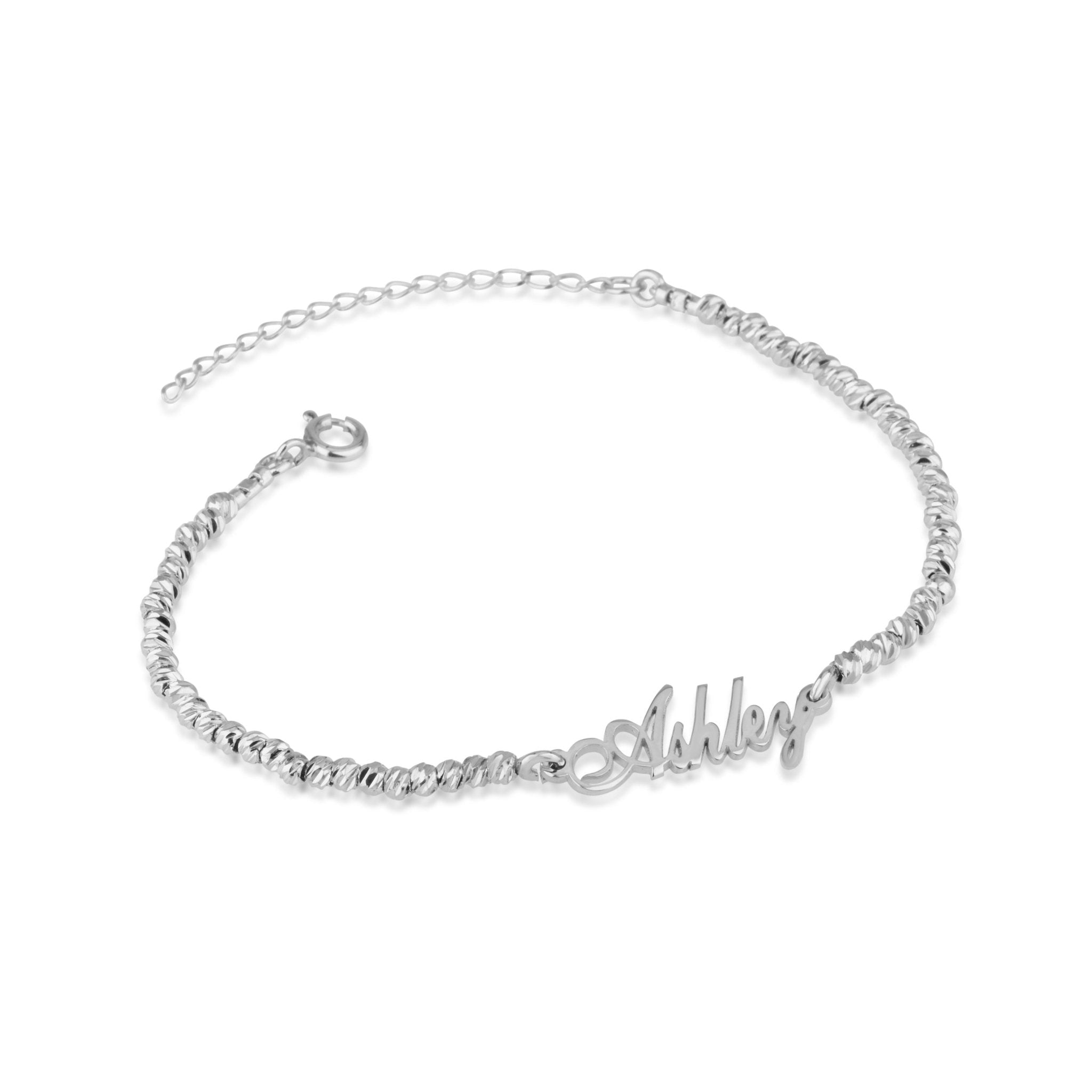Laser Beads Name Bracelet La Vie Bien Laser Beads Name Bracelet