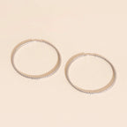 Lasso Rope Rounded Huggie Hoop Earrings by Oh Clementine