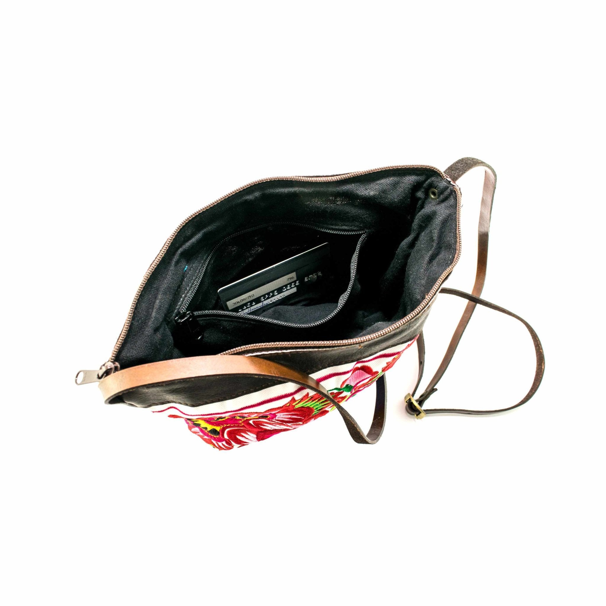 Latin Rose Embroidered Purse - Thailand Bags La Vie Bien Latin Rose Embroidered Purse - Thailand