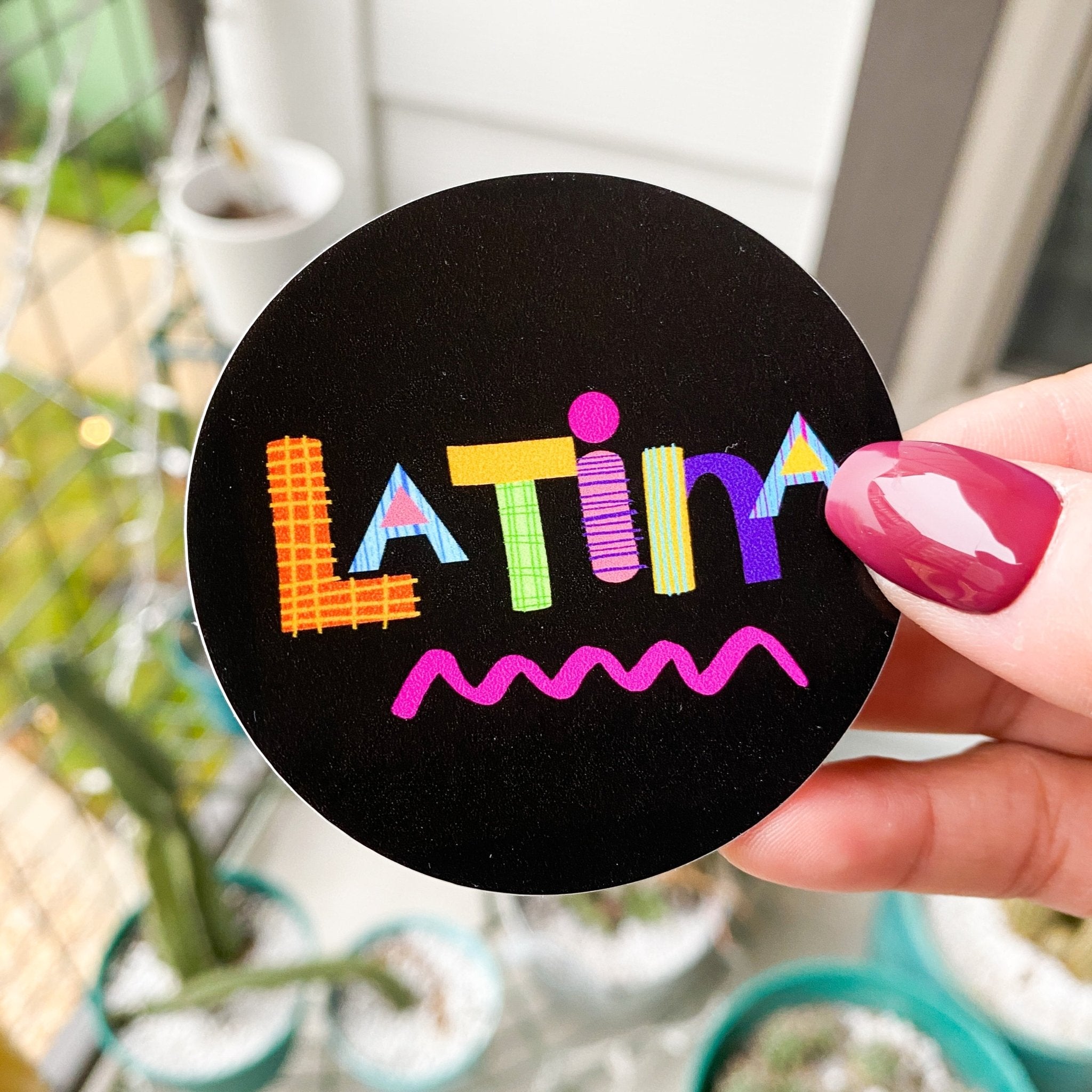 Latina sticker Decorative Stickers La Vie Bien Latina sticker