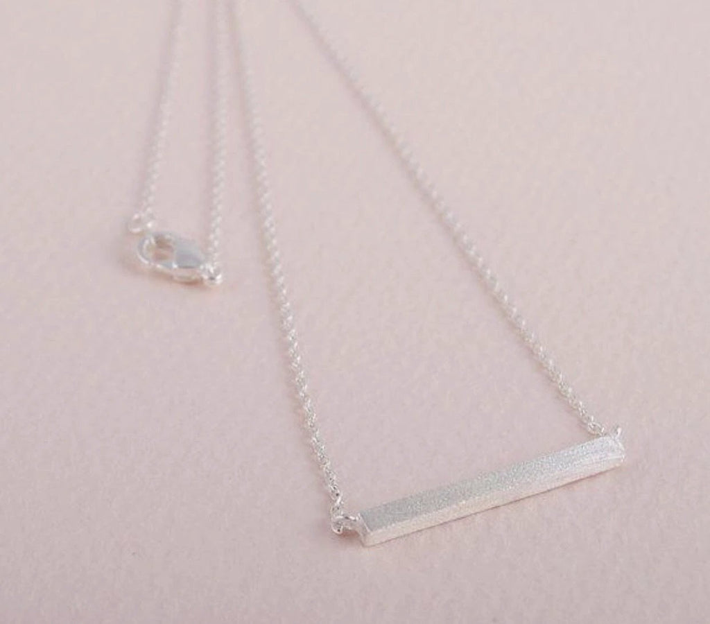 Latitude Bar Pendant Necklace by Lemons and Limes Boutique