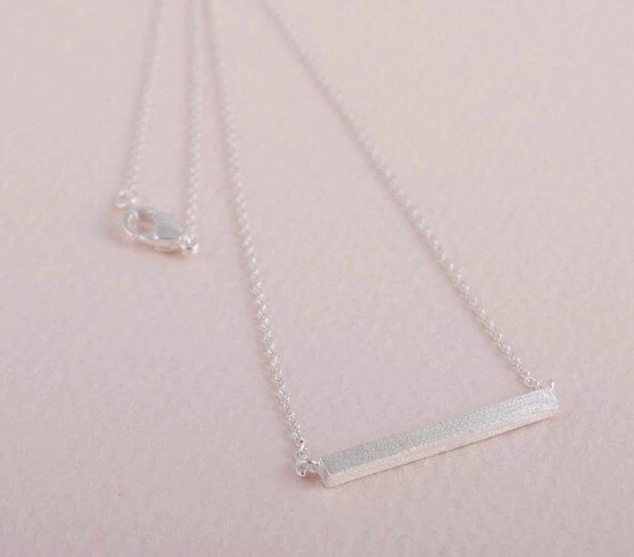 Latitude Bar Pendant Necklace by Lemons and Limes Boutique