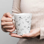 Parisian vibes Latte mug by La Vie Bien