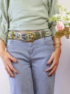 Laurel Embroidered Belt by Ash & Rose