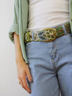 Laurel Embroidered Belt by Ash & Rose