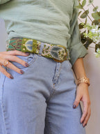 Laurel Embroidered Belt by Ash & Rose
