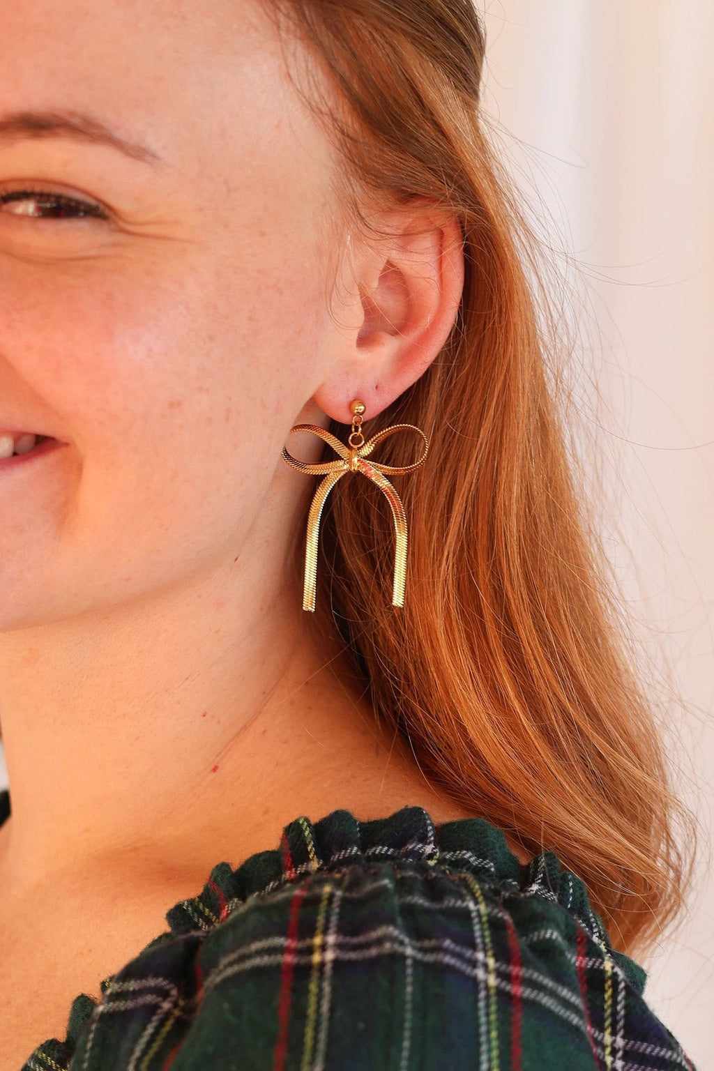 Lauren Bow Dangle by Rose & Clay