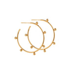 Lauren Medium Hoop Earrings - Gold