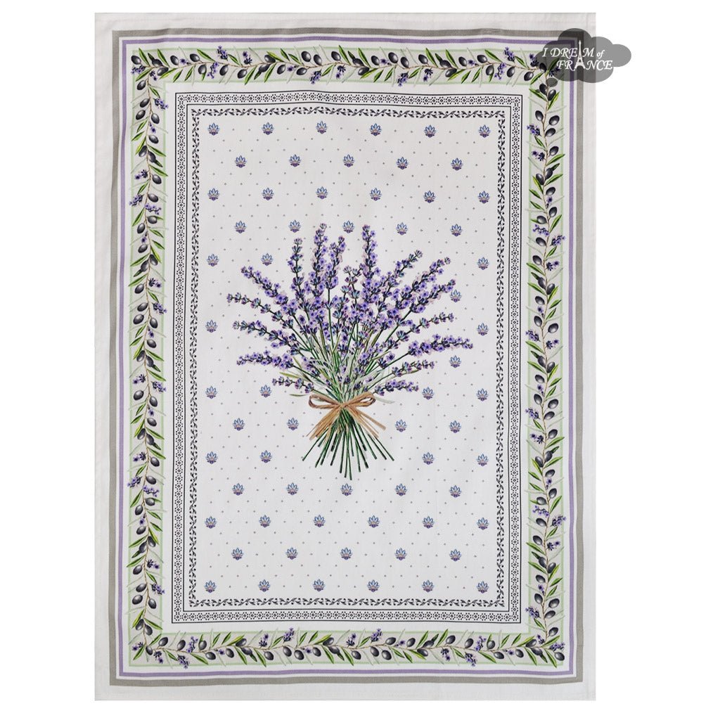 Lauris French Cotton Kitchen Towel by Tissus Toselli Kitchen towel La Vie Bien Lauris French Cotton Kitchen Towel by Tissus Toselli