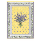 Lauris Yellow French Cotton Kitchen Towel by Tissus Toselli by I Dream of France